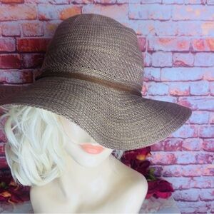 Woven Brown Floppy Wide Brimmed Retro Boho Beach Hat